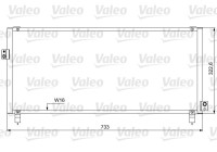 Condenser, air conditioning 814052 Valeo
