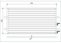 Condenser, air conditioning 814087 Valeo