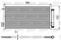 Condenser, air conditioning 814111 Valeo