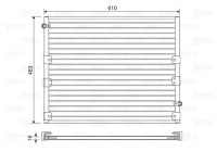 Condenser, air conditioning 814176 Valeo