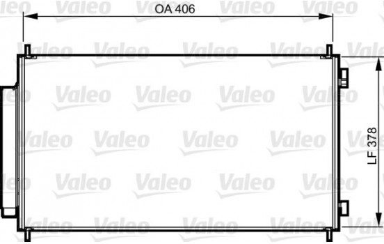 Condenser, air conditioning 814232 Valeo