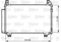 Condenser, air conditioning 814233 Valeo