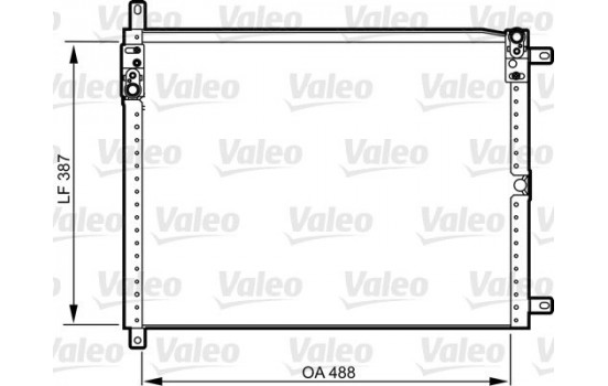 Condenser, air conditioning 814293 Valeo, Image 2