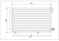 Condenser, air conditioning 814294 Valeo