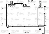 Condenser, air conditioning 814327 Valeo