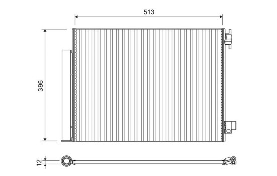 Condenser, air conditioning 814373 Valeo, Image 2