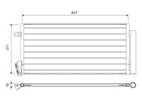Condenser, air conditioning 814377 Valeo