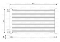 Condenser, air conditioning 814433 Valeo