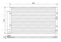 Condenser, air conditioning 814458 Valeo