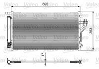 Condenser, air conditioning 814485 Valeo