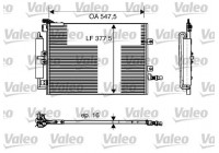 Condenser, air conditioning 818166 Valeo