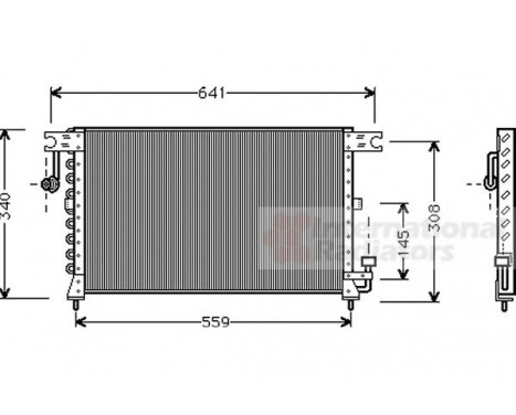 Condenser, air conditioning 82005038 International Radiators, Image 2