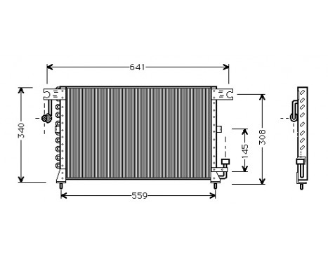Condenser, air conditioning 82005038 International Radiators