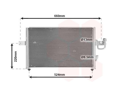 Condenser, air conditioning 82005045 International Radiators, Image 2