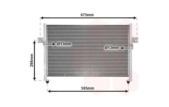 Condenser, air conditioning 82005058 International Radiators, Image 2