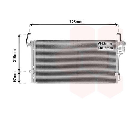 Condenser, air conditioning 82005071 International Radiators, Image 2