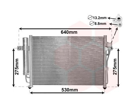 Condenser, air conditioning 82005087 International Radiators