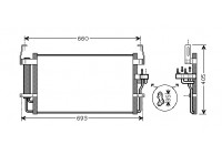 Condenser, air conditioning 82005092 International Radiators