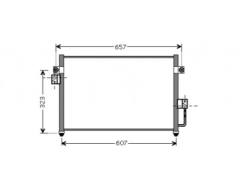 Condenser, air conditioning 82005134 International Radiators