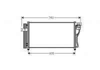 Condenser, air conditioning 82005178 International Radiators