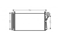 Condenser, air conditioning 82005184 International Radiators
