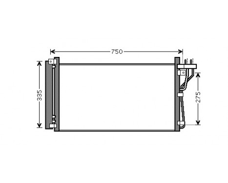 Condenser, air conditioning 82005184 International Radiators