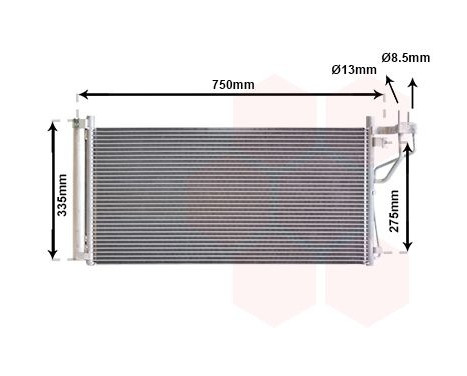 Condenser, air conditioning 82005184 International Radiators, Image 2