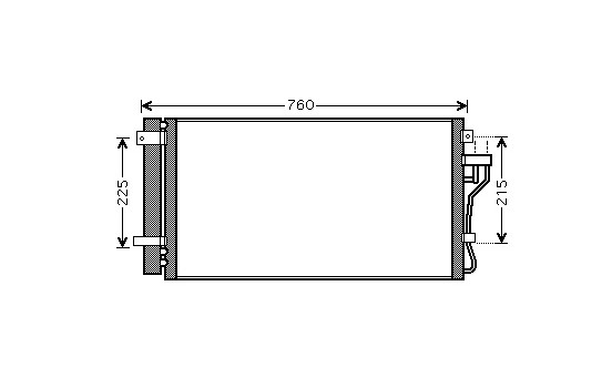 Condenser, air conditioning 82005190 International Radiators
