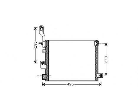 Condenser, air conditioning 82005194 International Radiators