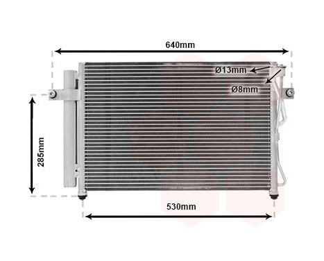 Condenser, air conditioning 82005195 International Radiators, Image 2