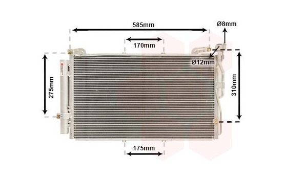 Condenser, air conditioning 82005220 International Radiators, Image 2