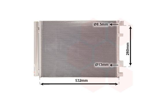 Condenser, air conditioning 82005268 International Radiators, Image 2