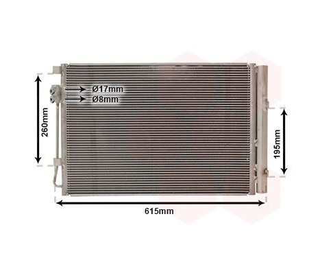 Condenser, air conditioning 82005269 International Radiators, Image 2