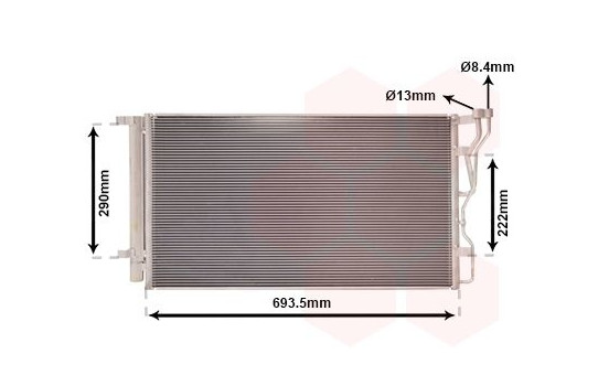 Condenser, air conditioning 82005298 International Radiators, Image 2