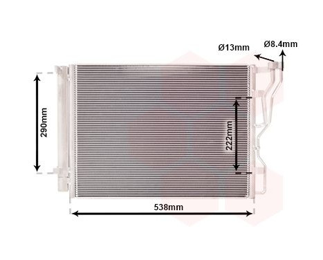 Condenser, air conditioning 82005299 International Radiators, Image 2