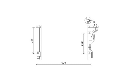 Condenser, air conditioning 82005299 International Radiators