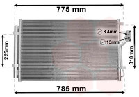 Condenser, air conditioning 82005311 International Radiators