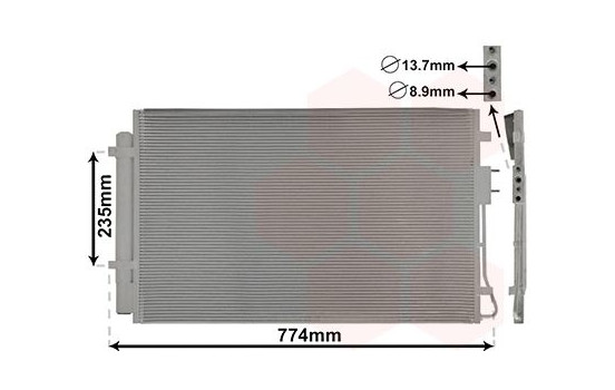 Condenser, air conditioning 82015710 International Radiators