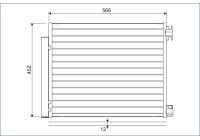 Condenser, air conditioning 822569 Valeo