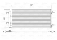 Condenser, air conditioning 822626 Valeo