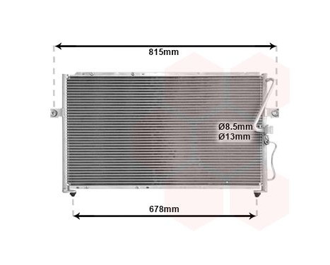 Condenser, air conditioning 83005014 International Radiators, Image 2