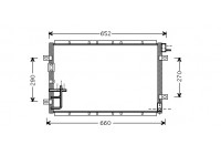 Condenser, air conditioning 83005030 International Radiators