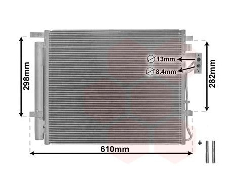 Condenser, air conditioning 83005149 International Radiators, Image 2