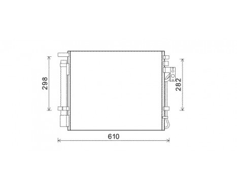 Condenser, air conditioning 83005149 International Radiators