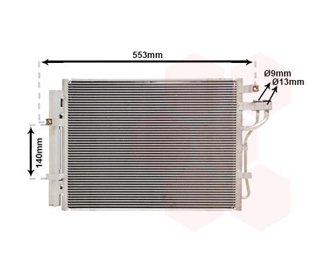 Condenser, air conditioning 83005188 International Radiators, Image 2