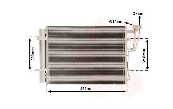 Condenser, air conditioning 83005198 International Radiators, Image 2
