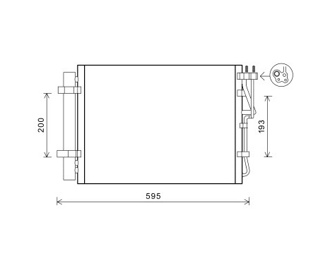 Condenser, air conditioning 83005198 International Radiators