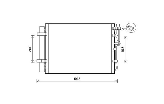 Condenser, air conditioning 83005198 International Radiators