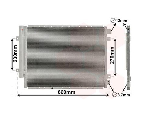 Condenser, air conditioning 83015704 International Radiators