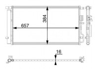 Condenser, air conditioning 83015711 International Radiators